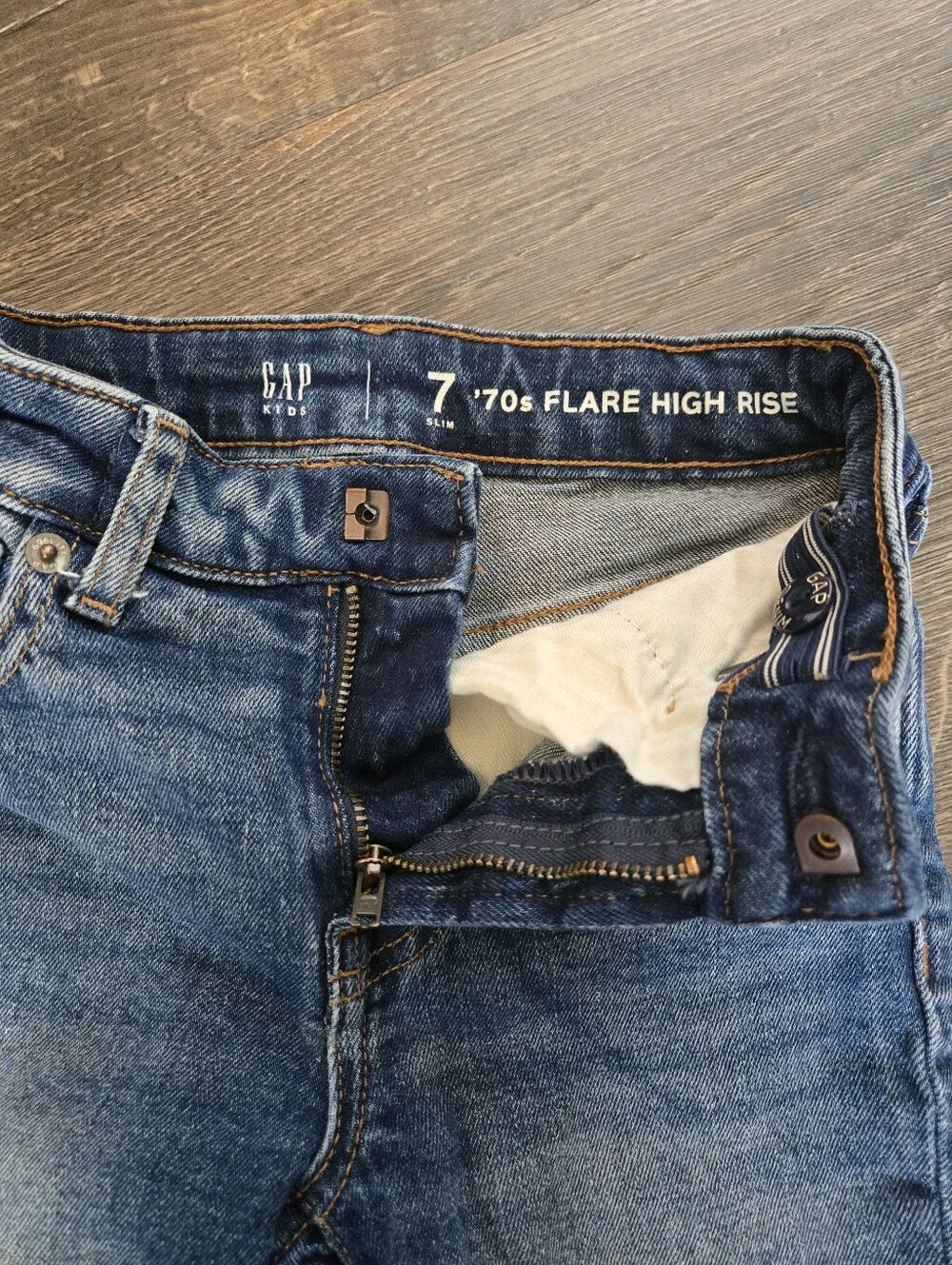 GAP HIGH RISE FLARE JEANS-GIRLS
